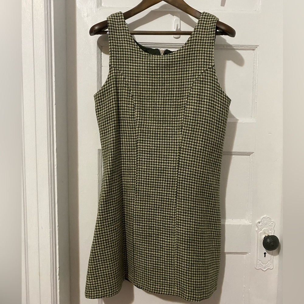 Vintage Woolrich Houndstooth Sleeveless Dress